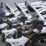 Chevrolet Bolt EV autonomous test vehicles are assembled at Gene