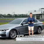 사진 - BMW, 뉴 5시리즈 딩골핑 에디션 차량전달식 진행 (1)