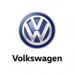 Volkswagen Logo mit Volkswagen-Schriftzug